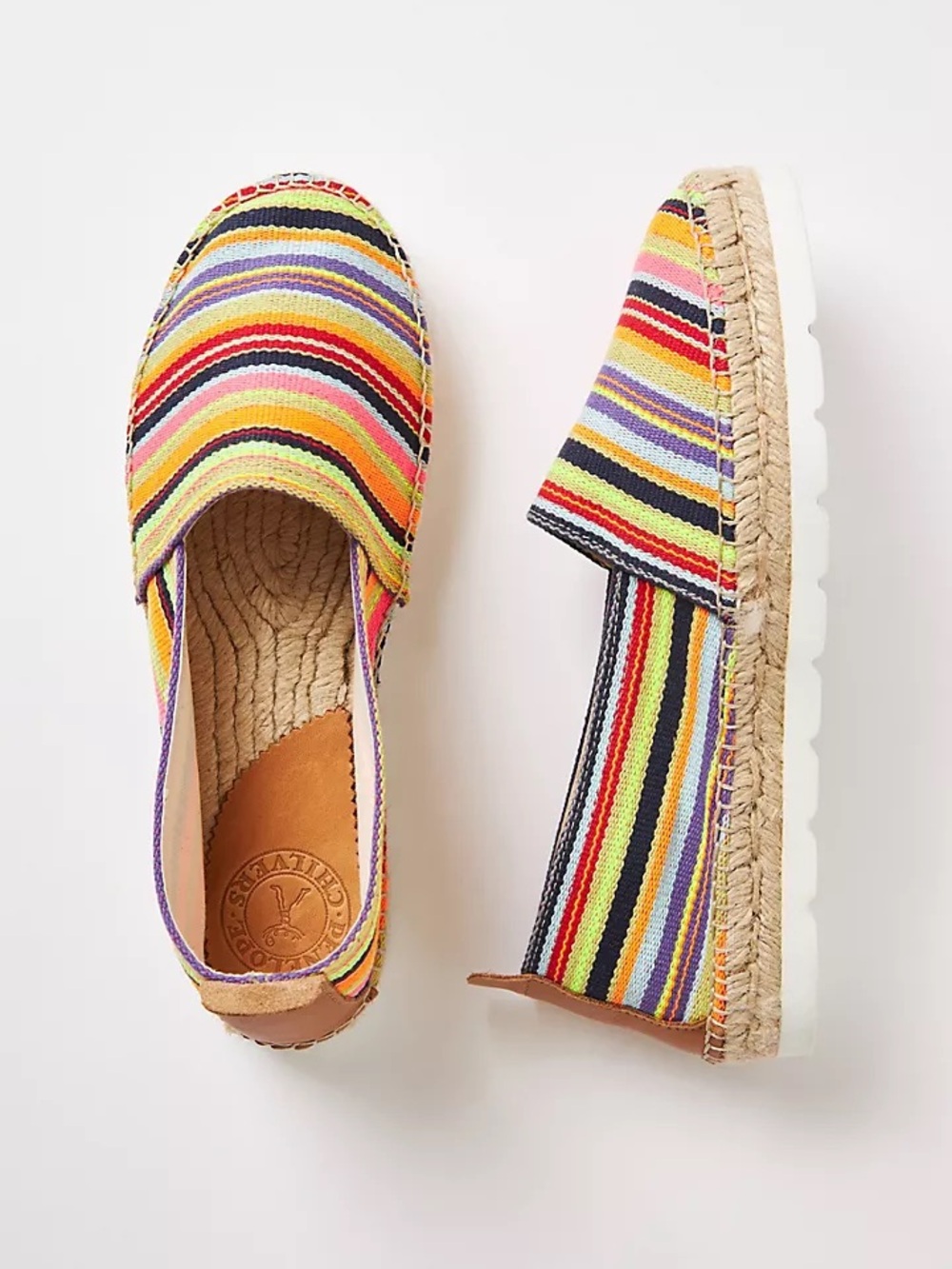 Penelope Chilvers NIB Rainbow Espadrille Flats from Anthropologie